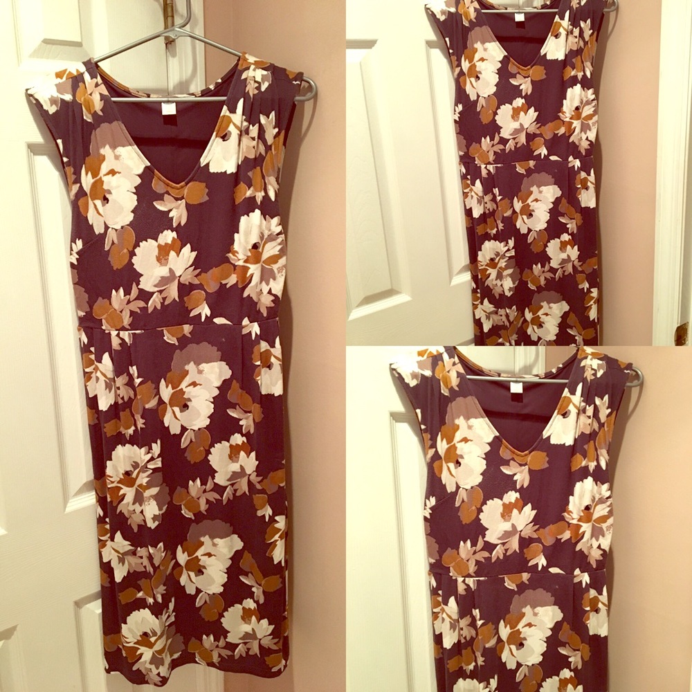 Old Navy Floral Midi Dress Size
